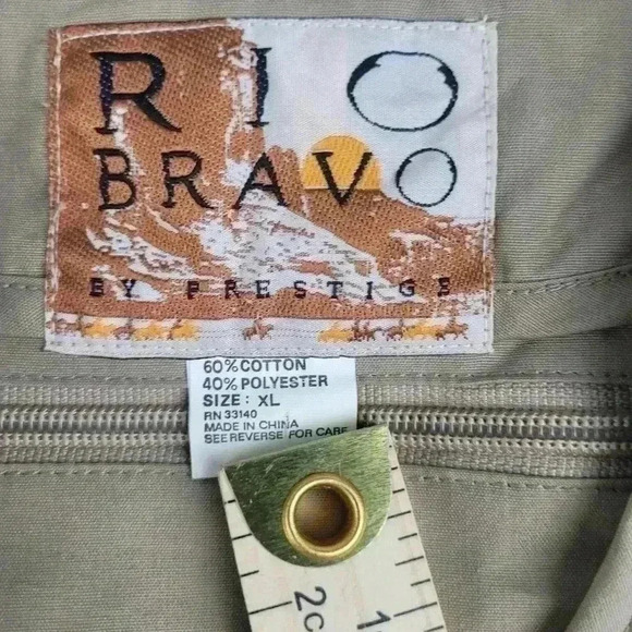 NWT Rio Bravo By Prestige Fishing Vest Beige Size XL - Picture 4 of 7